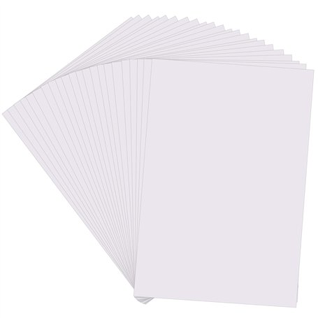 Lot de 100 feuilles de papier calque A4 en acétate haute transparence - Épaisseur optimale - Papier de riz blanc carbone pour de