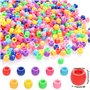 Perles Colorées pour Enfiler 6x8mm Perles pour B