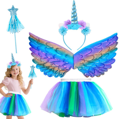 PQETBV Costumes de Licorne pour Enfants