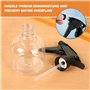 Lot de 3 flacons pulvérisateurs à eau - 250 ml - Petits cheveux - Pour plantes - À remplir