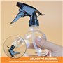Lot de 3 flacons pulvérisateurs à eau - 250 ml - Petits cheveux - Pour plantes - À remplir
