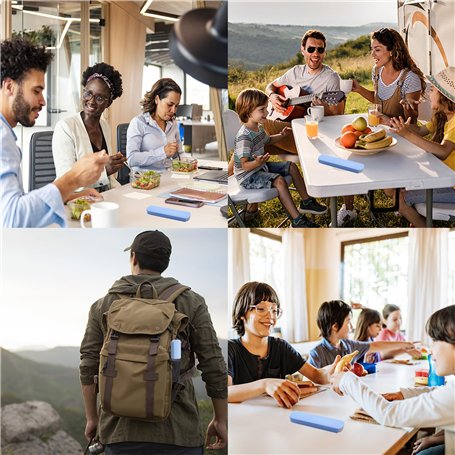 RFYTDCF Lot de 2 sacoches de vélo pour guidon, étanche, pour enfants, panier de vélo avant, petites sacoches de guidon, sac plia