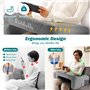 Portabuddy Table gonflable pour ordinateur portable, pour gaming, coussin de lecture portable, design surround avec repose-bras 