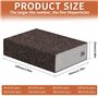 Lot de 8 éponges abrasives - Grain 36/60/80/100/120/150/180/220 - Bloc de ponçage - Blocs de ponçage réutilisables - Blocs de po