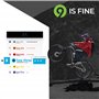 Box | Trois 1x9 Prime 9 Groupe de Cyclisme Unique Mountain Mountain E-vélo Mat Noir, 9 Vitesses ShivetRrain Shifter, dérailleur 