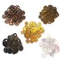 Awtlife 300 Gram Assorted Vintage Antique Steampunk Gears Charms Montre Roue dentée Set 5 Couleur