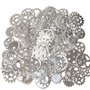 Awtlife 300 Gram Assorted Vintage Antique Steampunk Gears Charms Montre Roue dentée Set 5 Couleur