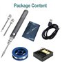 Treedix Kit de fer à souder, 8 W, outils de soudage avec température réglable de 330 à 450 ℃, fer à souder électrique sans fil, 