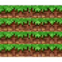 Ruban pour gâteaux Pixel Gras comestible - 4 pièces de 24cm x 5cm adapté aux gâteaux jusqu'à 30 cm à manger avec - décoration cr