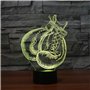 3D Gant de Boxe LED Lampe Art Déco Lampe LED Décoration Lumière Contrôle à distance 7/16 Couleurs Change Alimenté par USB Enfant