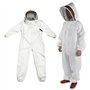 Milageto Combinaison D'Apiculture avec Chapeau Détachable, Costume de D'Apiculteur Totale pour Unisexe, Apiculteur Professionnel