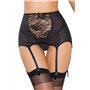 Ancaiqi Femmes Sexy Taille Haute Dentelle Jarretière Jarretelles Porte-jarretelles (L