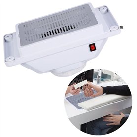 Aspirateur de Poussière d'Ongle pour l'Extraction de Poussière de Gel UV avec 1 Sac de Collecteur