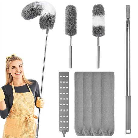 Wusboo Plumeau Poussière 8 Pièces Lavable