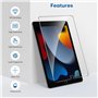 SPARIN 3 Pièces Verre Trempé Compatible avec iPad 9/8/7 (10,2 Pouces, 9ème / 8ème / 7ème Génération, Modèle 2021/2020/2019) Film