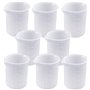 VOARGE Lot de 8 gobelets doseurs en silicone de 100 ml - Gobelet doseur en plastique - Pour le bricolage