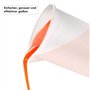 VOARGE Lot de 8 gobelets doseurs en silicone de 100 ml - Gobelet doseur en plastique - Pour le bricolage, la résine époxy, la ci