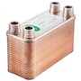 VEVOR Echangeur Thermique 1240MN34 Echangeur De Chaleur Thermique à 40 Plaques pour le refroidissement d'huile industrielle/les