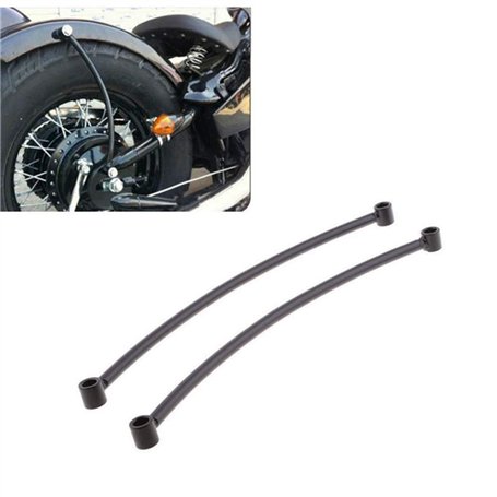 WINBST Support de Moto pour Garde-Boue arrière de Pont arrière de Garde-Boue arrière Noir rétro