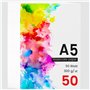 Papier aquarelle A5 – 70 feuilles papier aquarelle 300g/m² sans acide – aquarelle papier idéal pour aquarelle
