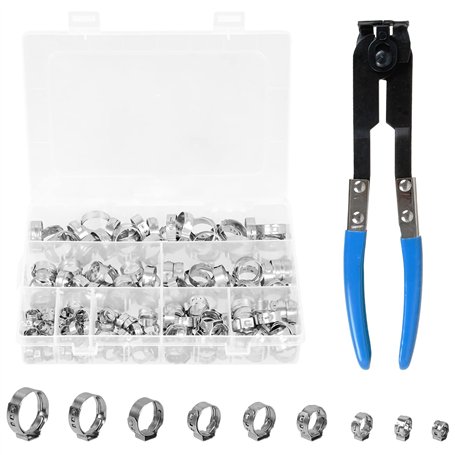 170 Pièces Collier Serrage Inox Set