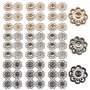 HDGSAFD 30 Paires De Boutons-Pression en Forme De Fleur