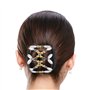 Lot de 3 peignes à cheveux à perles - Peigne à cheveux polyvalent pour femme - Clip peigne pour chignon - Pince à cheveux élasti
