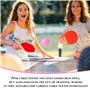 YSJCHEBS Paquet De 20 Balles De Tennis De Table Roses, Balles De Tennis De Table en Plastique De 40 Mm, Balles De Tennis De Tabl