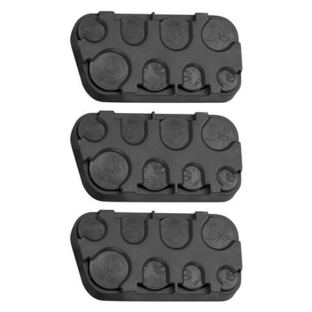 NYGGTYK Boîte De Rangement De Pièces De Monnaie en 3 Pièces