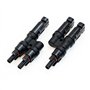 Xrten 1 Paire Y Panneau Solaire Connecteurs, Connecteurs de Cble Splitter Coupler Outil Combinateur