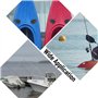 WMYCONGCONG Lot de 2 Support de Canne à pêche en Plastique pour Kayak, Bateau et canoë avec Couvercle pour Kayak, Bateau et cano