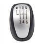Kakulkomen Pommeau de levier de vitesse manuel 6 vitesses pour Renault/Laguna MK3 2007-2014 en cuir PU 2008 2009 2010 2011 2012 
