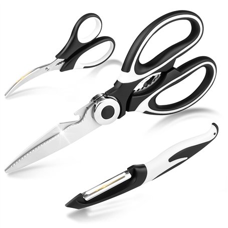 Fousenuk 3 pièces Ciseaux Cuisine