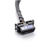 bbfly-A15 Câble répartiteur 16 Broches mâle à Femelle câble d'extension OBDII, Rallonge OBD2 (30CM/1FT)