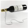 Fantes - Porte-bouteille en acier inoxydable flottant en corde magique pour bouteille de vin - Cadeau fantaisie pour décoration 