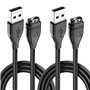 Lot de 2 Chargeur pour Garmin Montre
