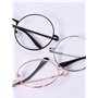 Lunettes cerclées de métal, lunettes rétro, verres clairs, mixte, noir doré et argenté. 3 paires