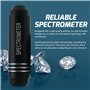 Pocket Handheld petit taille de diffraction grination spectroscope gemme spectromètre outil gemme pour l'identification rapide d