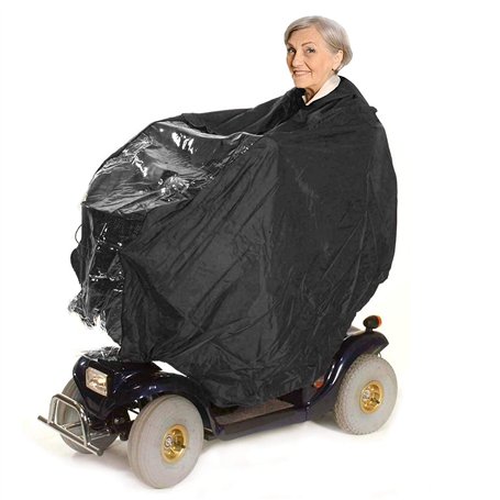 BRAMBLE Poncho Pluie pour Fauteuil Roulant/Cape Imperméable Scooter Protection Accessoires Handicapés