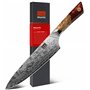 SHAN ZU Couteau de Chef Damas