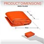 BRAMBLE 2 Couverture Thermique de Survie Urgence, Sac de Couchage, Tente de Survie, 213x91cm - Solide & Fiable - Camping, Randon