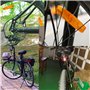 BuxiuGK 12 Pièces Réflecteurs de vélo,Réflecteurs Avant Et Arrière,Réflecteurs de Rayons de Vélo Yeux de Chat pour Moto, VTT