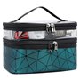 MaoNativey Trousse de Maquillage Double Portable Couche Trousse de Toilette Imperméable Grande capacité Sac Cosmétique Cosmétiqu