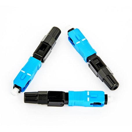 BAUDCOM Connecteur rapide fibre optique SC UPC avec outils adaptés – Connecteurs rapides fibre optique