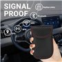Lot de 2 Pochettes Anti RFID Clé Voiture Portable – Pochette en Fibre de Carbone – Protection Antivol Anti Piratage de Télécomma