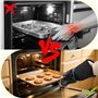 Gants de Four,Maniques, Set de 6 Gants de Cuisine en Silicone, résistants à la Chaleur jusqu'à 230 °C – Parfaits pour Barbecue,