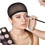 12 Pack Cap de Perruque pour Femmes Et Hommes, chapeaux de perruque en nylon en tissu extensible et mince, taille unique (noir)