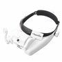 Loupe à LED pour Bijoux avec visière 1,0 x 1,5 x 2,0 x 2,5 x 3,5 x 8 x Serre - tête loupe Loupe de tête