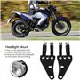 Patte De Phare Moto,Fixation Phare Fourche 35,Support Phare Moto,Motorcycle Headlight Bracket 43Mm,Support De Phare Moto,Support