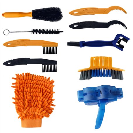 TERRARIDE 10 Pièces Outil de Brosse de Nettoyage de Vélo